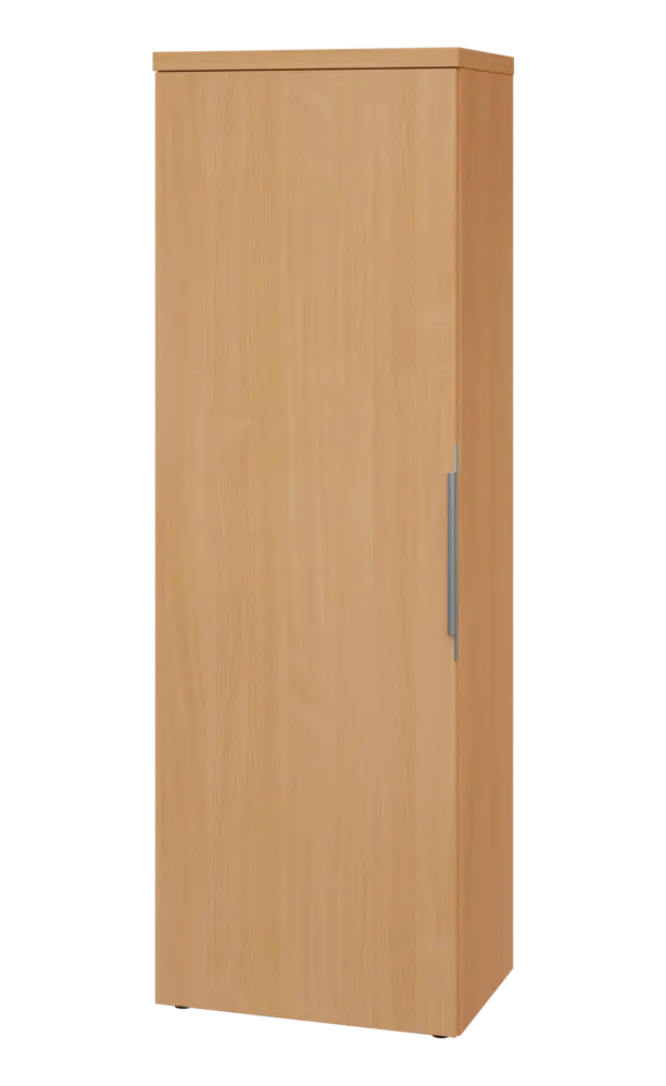 SISR 5 - 61 šatní skříň, 1-dveřová, výsuvné ramínko, levá, 1820x600x400, buk royal